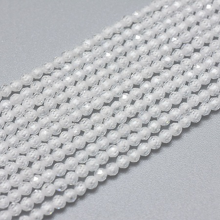 Cubic Zirconia Beads Strands X-G-G792-47-01A-1