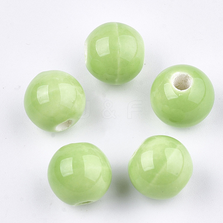 Handmade Porcelain Beads PORC-S499-01A-07-1