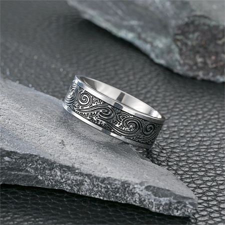 667 201 Stainless Steel Finger Rings for Men FS-WG4F4E6-02-1