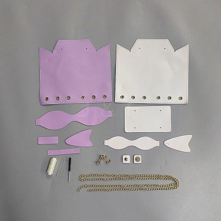 DIY Bowknot Bucket Crossbody Bag Kit DIY-TAC0025-23-1