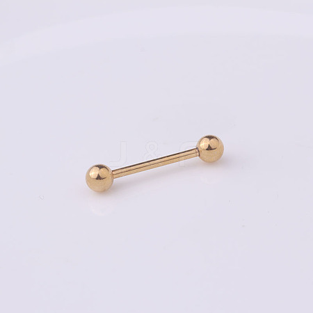 316 Surgical Stainless Steel Tongue Rings WGF0CE1-08-1