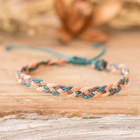 Cotton Cord Braided Bracelets for Men Women RW1576-8-1