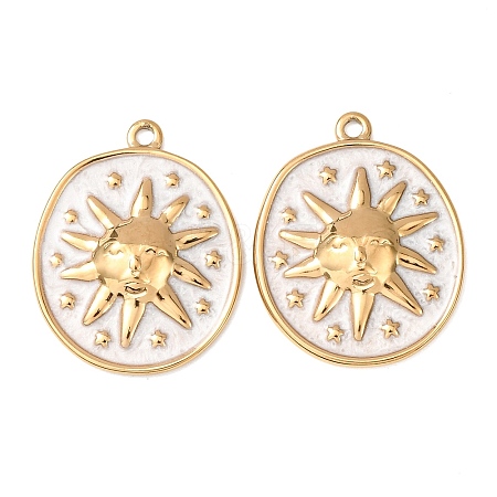 304 Stainless Steel Pendants X-STAS-N129-10G-01-1