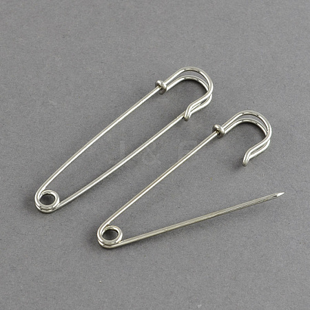Iron Kilt Pins Brooch clasps jewelry findings X-IFIN-R191-80mm-1