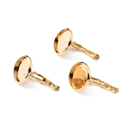 304 Stainless Steel Leverback Earring Settings LS-X-STAS-F191-03G-14mm-1