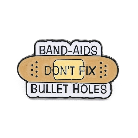 Adhesive Bandage Theme Enamel Pins ENAM-R005-01EB-01-1