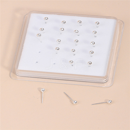 20Pcs Round Brass Nose Studs WGFA8C5-07-1