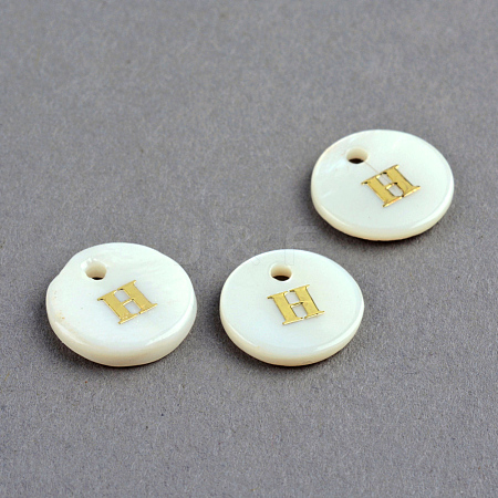 Freshwater Shell Pendants SSHEL-S249-H-1