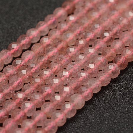 Natural Strawberry Quartz Beads Strands G-F460-24-1