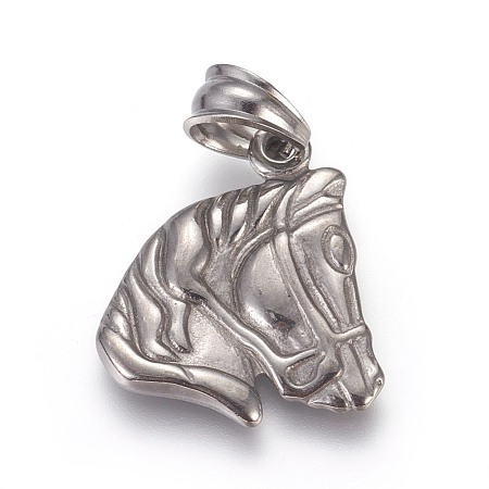 Tarnish Resistant 304 Stainless Steel Pendants STAS-E449-18P-1