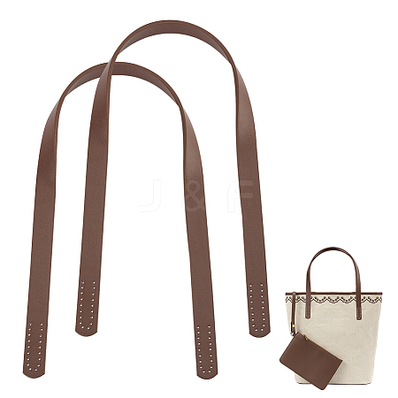 PU Imitation Leather Bag Handles FIND-WH0036-53F-1