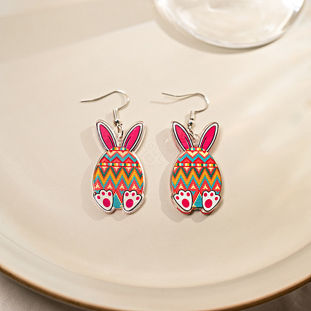 Easter Acrylic Dangle Earrings FS-WGF00F5-06-1