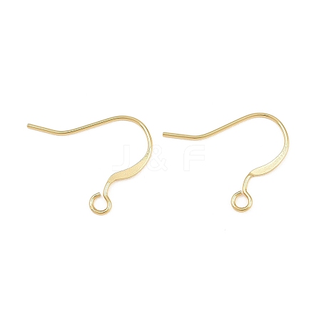 Brass Flat Ear Wire KK-CBA57BD-09G-1