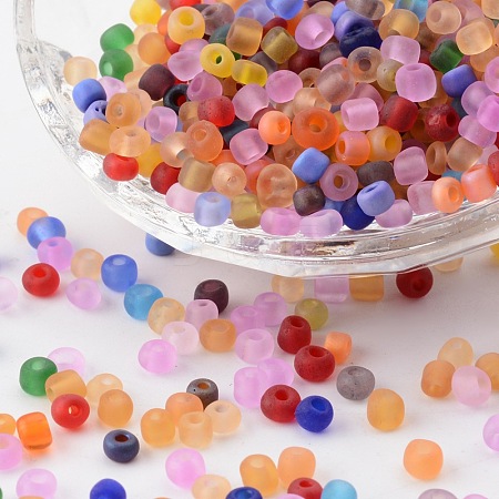 6/0 Glass Seed Beads SEED-US0003-4mm-TF-1