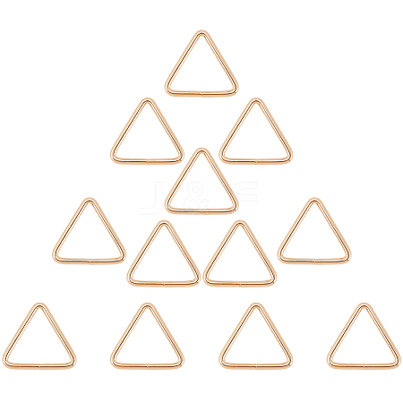 12Pcs Triangle Iron Linking Rings IFIN-CP0002-96LG-1