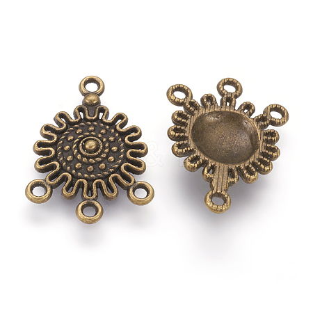 Tibetan Style Alloy Chandelier Components Links LS-MLF0145Y-NF-1