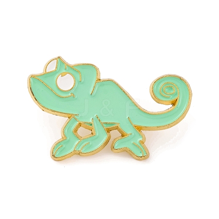 Lizard Alloy Enamel Pins JEWB-A024-02-1