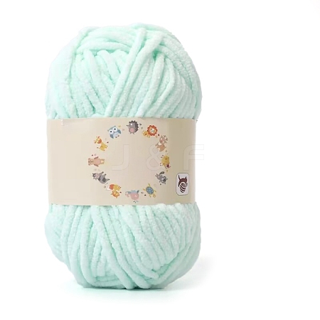 Little Plush Hand-Woven Ice Cream Thick Yarn Knitted Scarf DIY Doll Crochet Shoes Bag Baby Yarn Ball PW-WG3CD10-23-1