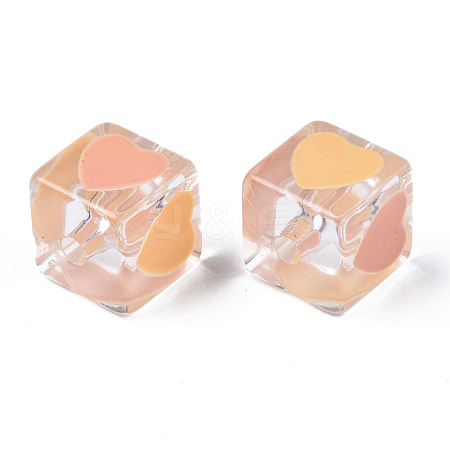 Transparent Acrylic Beads TACR-T004-10E-1