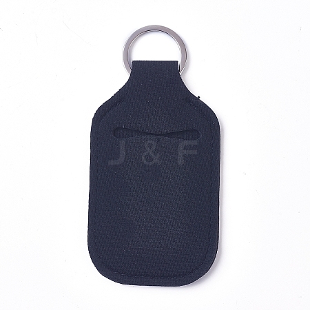Hand Sanitizer Keychain Holder LS-DIY-WH0156-84B-1