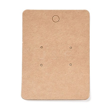 Blank Kraft Paper Earring Display Cards X1-CDIS-G005-12-1