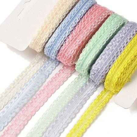 Polyester and Nylon Wavy Edged Ribbon Sets DIY-Z029-01E-1