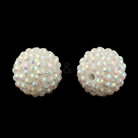 AB-Color Resin Rhinestone Beads RESI-S315-18x20-16-1