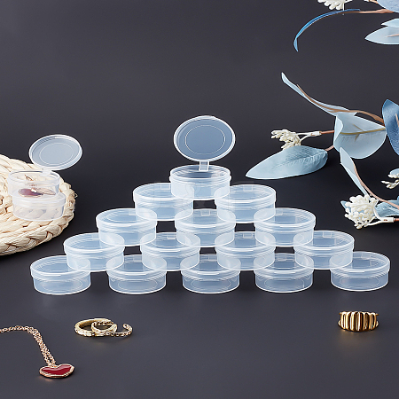 20Pcs PP Plastic Cosmetic Storage Boxes CON-LP0001-49-1