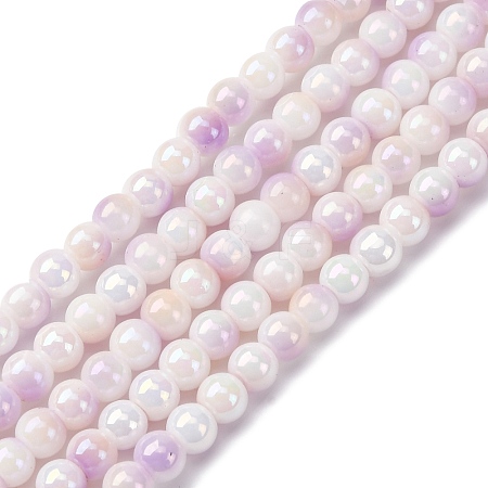 Glass Beads Strands LAMP-R020-04F-1