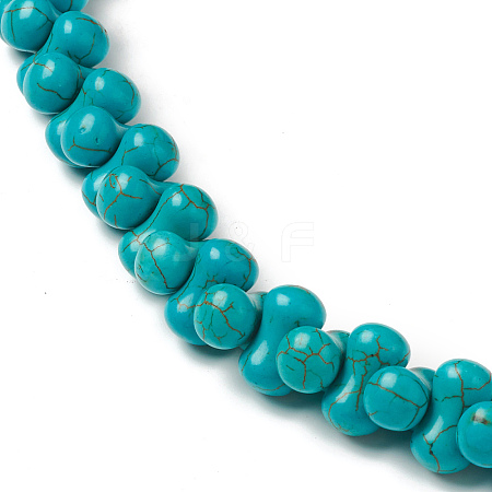 6 Strands Synthetic Howlite Beads Strands G-A211-19B-1