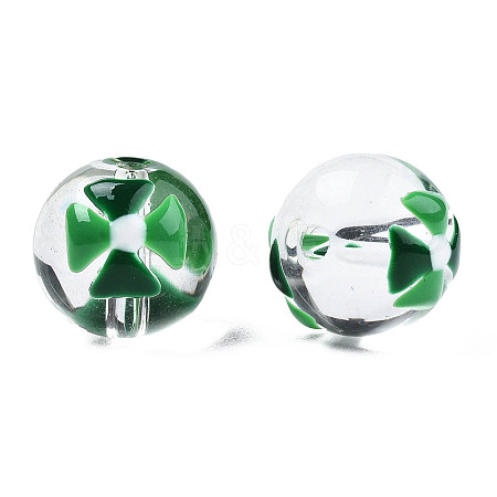 Transparent Glass Beads GLAA-TAC0010-15-1