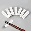 CHGCRAFT 8Pcs Porcelain Chopstick Rest DJEW-CA0001-20-1