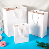 15Pcs 3 Sizes Rectangle Paper Gift Storage Tote Bags with Handle ABAG-TA0001-73A-8