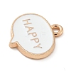 Alloy Enamel Charms ENAM-A008-02KCG-01-2