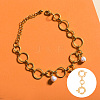 Brass Double Spring Ring Clasps FIND-AB00055-6