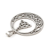 Non-Tarnish 201 Stainless Steel Pendants X-STAS-D190-15P-2