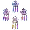 Rainbow Color Alloy Big Pendants FEAT-PW0001-107A-2
