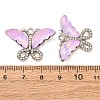 Alloy & Glass & Crystal Rhinestone Pendnats GL-CBA7C67-01P-02-3