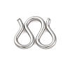 304 Stainless Steel S-Hook Clasps STAS-Z048-06P-02-1