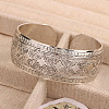 Tibetan Style Alloy Cuff Bangles FS-WGDEA5F-05-1