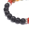 6Pcs 6 Style Natural & Synthetic Mixed Gemstone Beaded Stretch Bracelets Set BJEW-JB08824-5