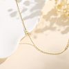 Simple Style Alloy Letter Link Bracelets WG5F19A-01-2