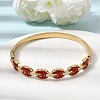 304 Stainless Steel Enamel Hinged Bangles BJEW-B168-01G-4