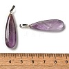 Natural Amethyst Pendants G-Q192-07G-03-3