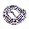 Baking Paint Glass Beads Strands X-DGLA-N003-6mm-C08-3
