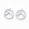 201 Stainless Steel Pendants X-STAS-F231-066P-1