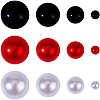 1 Box Half Round Resin & ABS Imitation Pearl Cabochons DIY-CP0012-96A-7