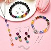DIY Natural & Synthetic Mixed Gemstone Necklaces Dangle Earrings Making Kit DIY-YW0008-59-5