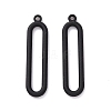 Spray Painted Alloy Pendants FIND-G030-11-2