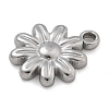 Anti-Tarnish 304 Stainless Steel Charms STAS-M084-01A-P-2